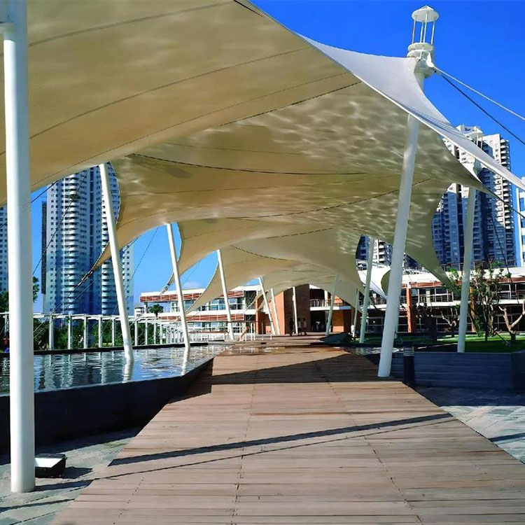 华宁县膜结构景观棚