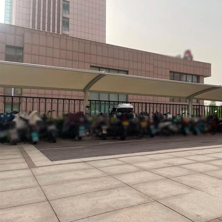 华宁县膜结构电动车棚